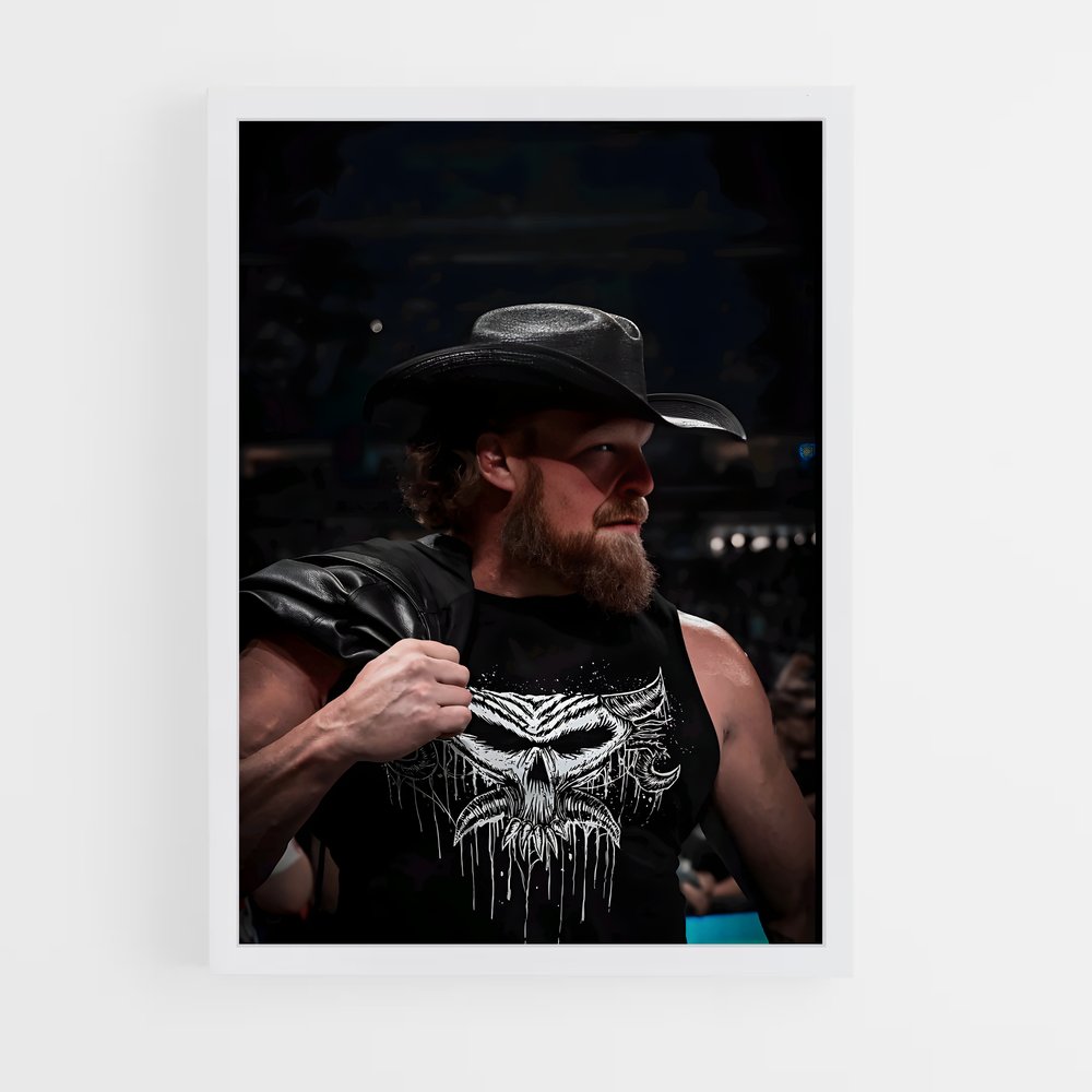 Poster Le Champion à Barbe – affiche MMA (vue 3)